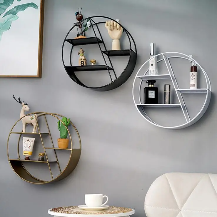 (Buy 1 Get 1) Nordic Style Simple Iron Hanging Ornaments Shelf