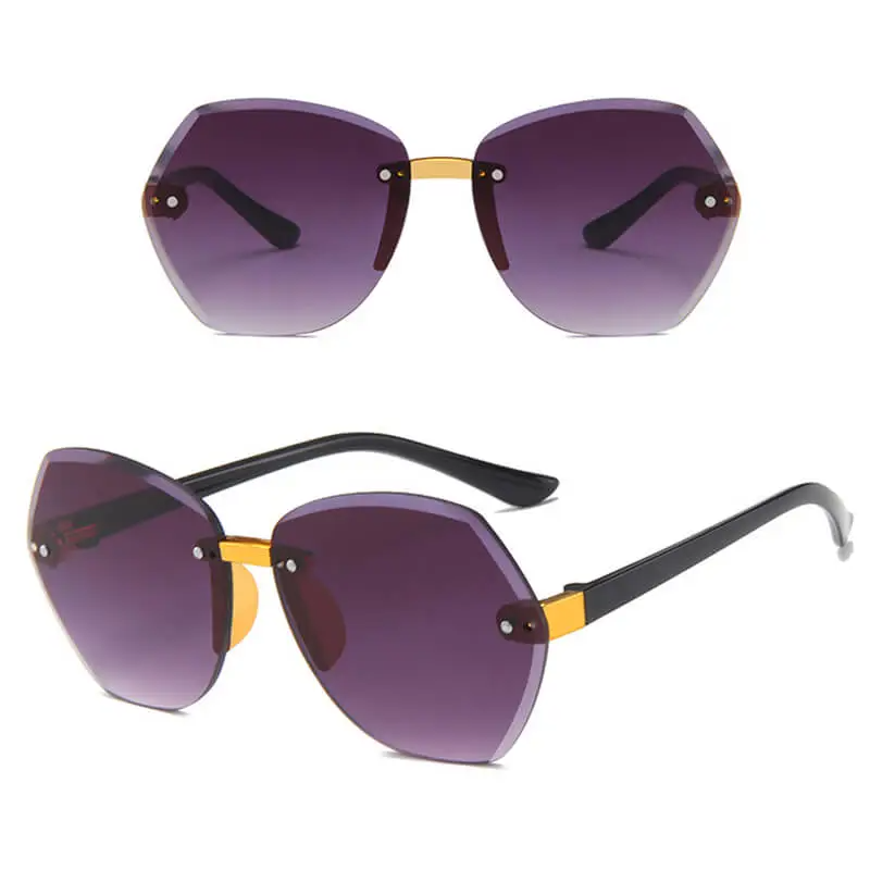 Kids Fashion Big Frame One-Piece Sunglasses