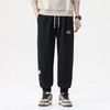 Men Spring Autumn Fashion Casual Cotton Solid Color Plus Size Joggers Pants