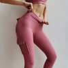 Women Fashion Solid Color Tight Sports Pants