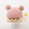 (Buy 1 Get 1) Kids Autumn Winter Casual Cute Fur Ball Knitwear Hat