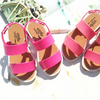 Girls Simple Solid Color Sandals