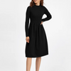 (Buy 1 Get 1) Women Casual Autumn And Winter Solid Color Long Sleeve Knitted Dress