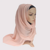 (Buy 1 Get 1) Women Fashion Twill Pleated Hijab Scarf