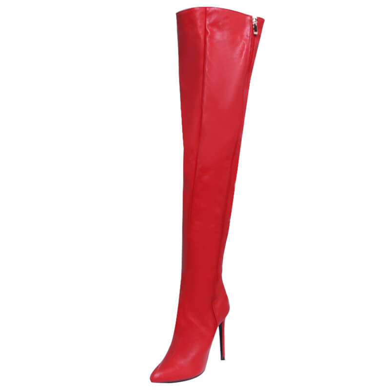 Women Fashionable Plus Size Over-The-Knee Boots