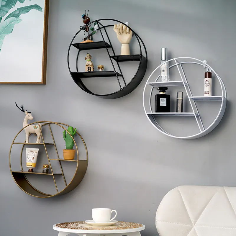 (Buy 1 Get 1) Nordic Style Simple Iron Hanging Ornaments Shelf