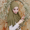 (Buy 1 Get 1) Ethnic Style Women Pleated Chiffon Hijab Scarf