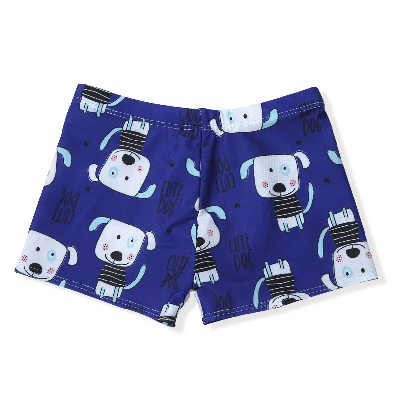 Kids Toddler Boy Fashion Animal Print Ice Silk Swim Shorts