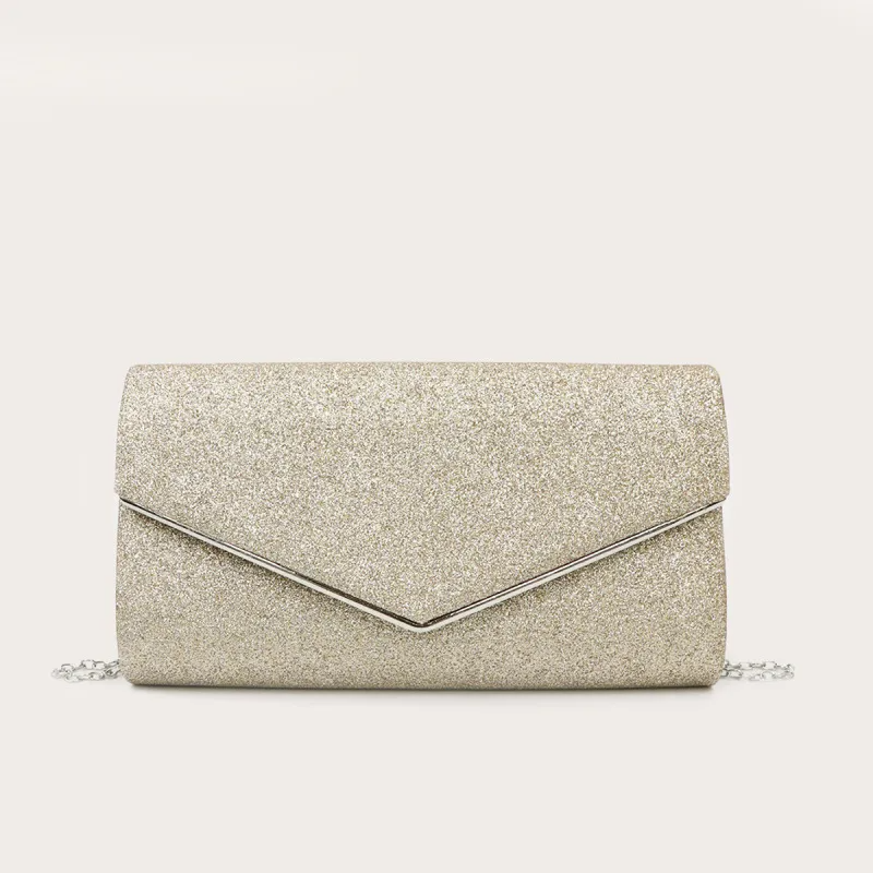 (Buy 1 Get 1) Women'S Fashion Thin Shimmer Envelope Dinner Bag