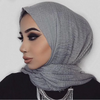 (Buy 1 Get 1) Women Pure Color Raw Edge Hijab Scarf