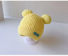 (Buy 1 Get 1) Kids Autumn Winter Casual Cute Fur Ball Solid Color Knitwear Hat