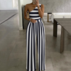 Women Elegant Solid Oblique One-Shoulder Comfortable High Elastic Jumpsuits