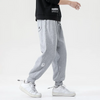 Men Spring Autumn Fashion Casual Cotton Solid Color Plus Size Joggers Pants