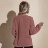 Women Causal Solid Color Sweatshirt