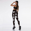 Women Halloween Fashion Cartoon Print Yoga Leggings