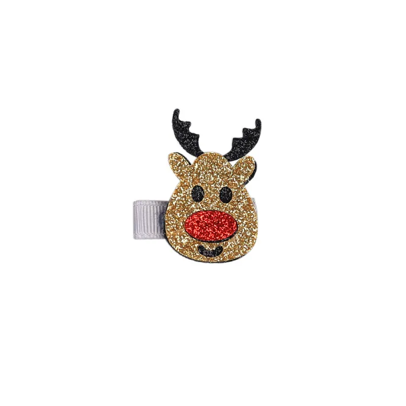 Kids Christmas Tree Elk Sequin Clip 6 Color Headdress