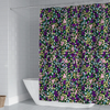 (Buy 1 Get 1) Tiny Flower Series 3D Digital Printing Home Polyester Cloth Shower Curtain