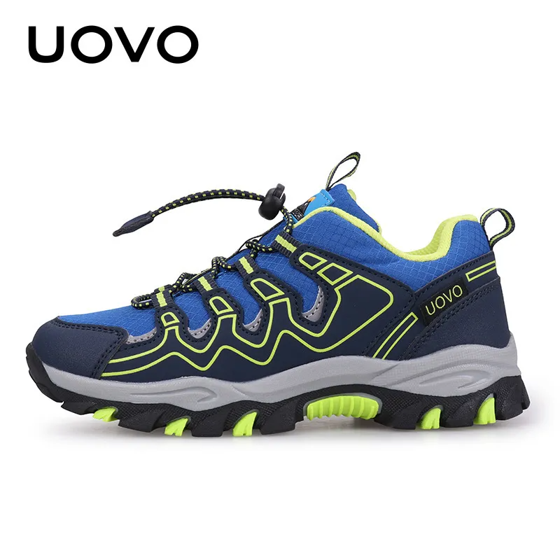 Kids Boys Fashion Casual Outdoor Colorblock Breathable Mesh Lace-Up Sneakers