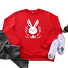 Easter Fashion Women'S Long Sleeve Bunny Print Round Neck Sweatshirt