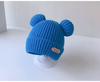(Buy 1 Get 1) Kids Autumn Winter Casual Cute Fur Ball Solid Color Knitwear Hat