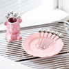 (Buy 1 Get 1) Creative Bear Stainless Steel Fruit Fork Set