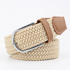 Unisex Stretch Elastic Braided Canvas Belt