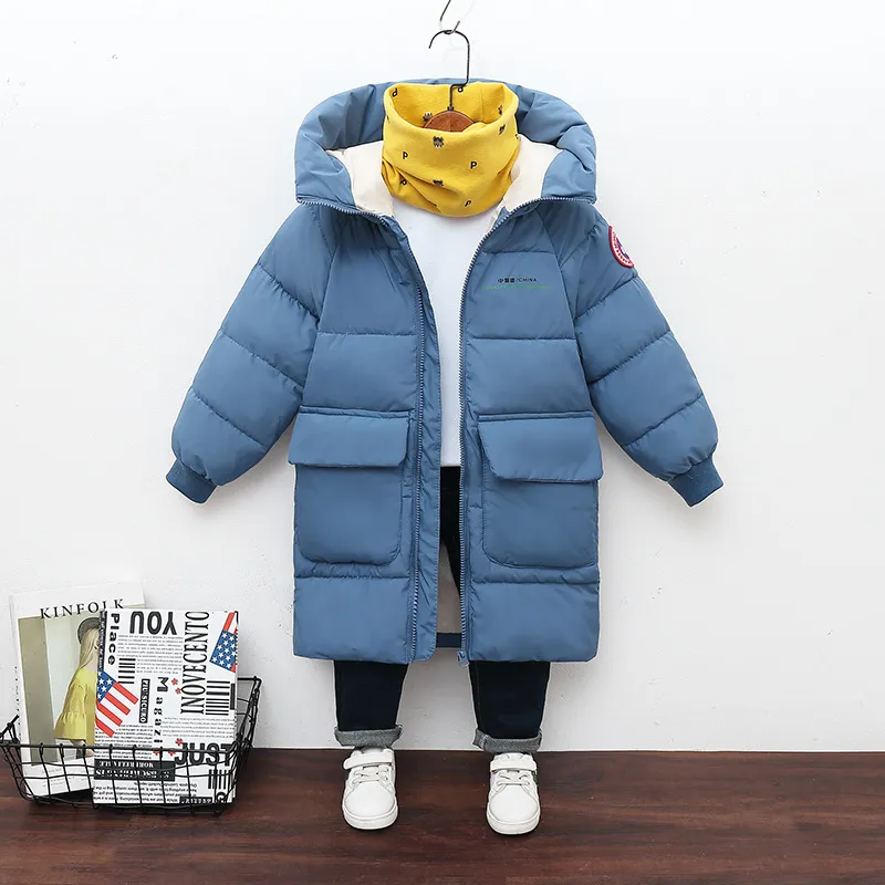 Kids Toddler Girls Boy Fashion Long Hooded Bubble Coat