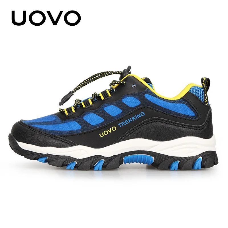 Kids Boys Fashion Casual Outdoor Colorblock Breathable Mesh Lace-Up Sneakers