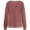 Women Causal Solid Color Sweatshirt