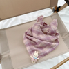 (Buy 1 Get 1) Kids Unisex Autumn Winter Casual Cute Versatile Cartoon Little Rabbit Playd Square Scarf