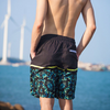 Men Patchwork Loose Casual Shorts