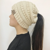 (Buy 1 Get 1) Women Winter Stretch Knitted Ponytail Hats