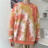 Fashion Tie Dye Long Sleeve Round Neck Couple Sweater