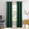 (Buy 1 Get 1) One Piece 52*84 Inch Solid Color Heat Insulation Sunscreen Blackout Perforated Curtain