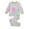 Fashion Tie-Dye Long-Sleeved Round Neck Top And Bottoms Set
