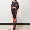 Women Sexy Tie Dye Print High Waisted Sport Pants