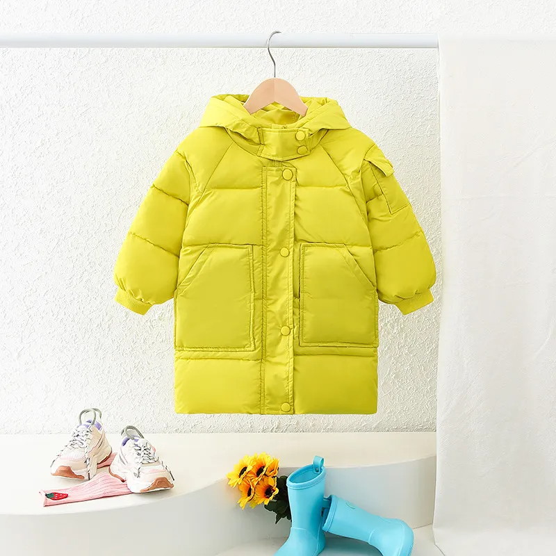 Kids Toddler Girls Boys Autumn Winter Fashion Casual Cute Solid Color Zipper Padded Coat