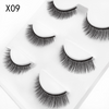 3pairs/Set Women 3D Multilayer Mink Hair Eyelashes