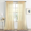 (Buy 1 Get 1) Living Room Bedroom Balcony Semi-Shading Solid Color Mesh Curtain