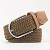 Unisex Stretch Elastic Braided Canvas Belt