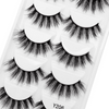 5pairs/Set Women 3D Multilayer Mink Hair Eyelashes