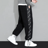Men Spring Autumn Fashion Casual Cotton Solid Color Plus Size Joggers Pants