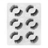 6pairs/Set Women 3D Multilayer Mink Hair Eyelashes