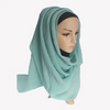 (Buy 1 Get 1) Women Fashion Twill Pleated Hijab Scarf