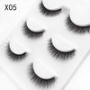 3pairs/Set Women 3D Multilayer Mink Hair Eyelashes