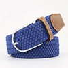 Unisex Stretch Elastic Braided Canvas Belt