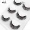 3pairs/Set Women 3D Multilayer Mink Hair Eyelashes