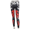 Women Block Color Butterfly Graphic Print Sports Leggings