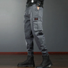 Men Fashion Casual Versatil Solid Color Multi Pocket Cargo Jogger Pants