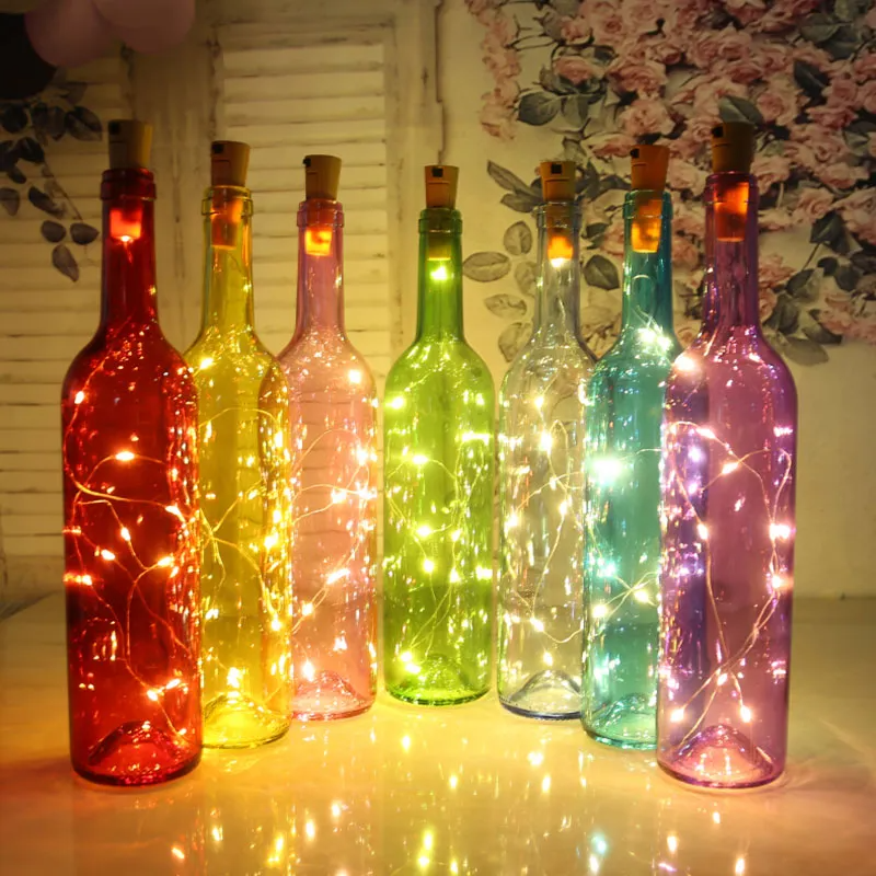 2M 20 LED Home Decoration Wine Stopper Lamp String